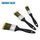 Plastic Black Handle Synthetic Paint Brush 14-17mm Thickness 1/1.5/2 Size
