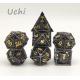 Portable Luxury Resin Polyhedral Dice Polished For Dungeon And Dragon