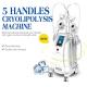 5 Handles Cryolipolysis Fat Freezing Machine Body Sculpting Machine For Fat Reduction