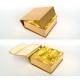 Customized Gold Present Wine Gift Cardboard Boxes with Lids for Wedding