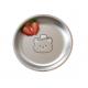 Stackable Stainless Steel Dinner Plate Set Round For Camping BBQ