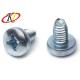 Phillips Drive Triangle Pan Head Self Tapping Screws With Blue White Zinc Plated