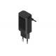 Black Universal Power Supply Wall Mount 5W - 12W 47 - 63Hz For Phone Charging