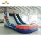 Blue And White Inflatable Outdoor Slide For Toddlers With Digital Printing