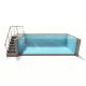 Jade inlaid marble Acrylic Swimming Pool transparent finished swimming pool