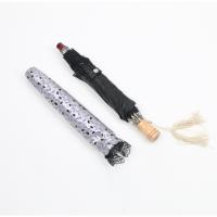Nice Manual Open Two Fold Umbrella UV Protection Zinc Plating Metal Frame