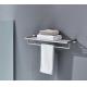 25.7 Inch Bathroom Towel Racks Shelf Home Bath Accessory Set Wall Mounted