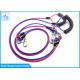 Safety Anti Bite Pet Tie Out Cable , Colorful Drawstring Heavy Duty Dog Cable