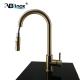 SUS304 Removable Spray Gold Pull Out Kitchen Faucet