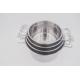 4pcs Kitcheware high quality hot steamer stainless steel stock pot with steel lid