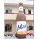 Inflatable advertising giant bottle for juice and beer using