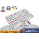 Environmentally Friendly Acrylic Plastic Baccarat Cards Silk Screen Engraving