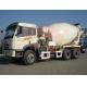 6 X 4  Ready Mix Concrete Mixing Truck6-8m3 Front Discharge High Speed Left Drive