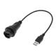 Waterproof HDMI To USB A Cable Copper PVC Material For Automobile