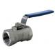 Precision Floating Type Ball Valve Carbon Stainless Steel Thread Handle Operation