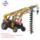 Hydraulic High Power Hole Digger Machine / Large Tractor Post Hole Digger