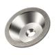 Type Bowl Electroplated Diamond Grinding Wheel Glass Edging Silver