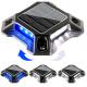 Outdoor LED Marine Solar Dock Light Warning Step For Driveway 123*123*23 MM
