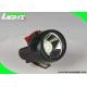 Mini Size 143g Rechargeable LED Headlamp 2800mAh 4000lux Black Shell For Outdoor Mining