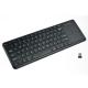 2.4G Wireless Media Keyboard Mouse Combo with Big Mouse Touchpad Multi Touch