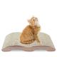 Durable Corrugated Cat Scratcher , Neutral Colors Cat Scratch Board Cardboard