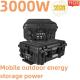 LiFePO4 Battery 3000W Portable Solar Generator for Emergency Backup and Customization