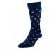 custom dotted design cotton mens dress socks