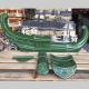 Temple Roofing Buddhist Roofing Chinese Green Glazed Terracotta Roof Tiles