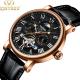 KINYUED mans watches custom logo wholesale luxury luminous hands automatic tourbillon watch mechanical