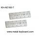 Customizable Metal Kiosk Keyboard , 7 Keys rugged keypad Industrial Function