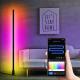 Multicolor RGB Corner Floor Lamp LED With Aluminium Shade App Control