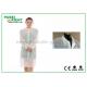 50gsm Polypropylene Nonwoven Lab Coat With Elastic Cuffs