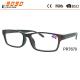 Hot sale style of reading glasses with plastic frame ,suitable for men and women