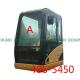 486-5450 CATERPILLAR Excavator Glass Cab Front Up Tempered Glass