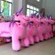 Hansel  shopping mall child battery ride unicorn motorized plush animal rocking horses for adults