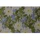 1200mm Width Allover Lace Fabric , Botanical  Crochet Lace Fabric ODM