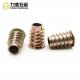 Type D Wood Insert Lock Nut , OEM Threaded Inserts For Wood Furniture