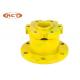 Yellow Excavator Spare Parts Fan Seat For Komat Su PC200-3/5  143*114*40  6136-61-3610