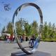 BLVE Stainless Steel Garden Sculpture Polished Metal Abstract Statue Large Outdoor Modern Art Decorative
