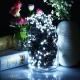 300 Counts Clear Black Wire Christmas Light Warm White Lights for Indoor or Outdoor Christmas Decorations for Xmas Wedding Party