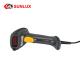 Black 1D Handfree Wired Laser Barcode Scanner With USB COM