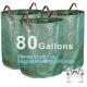 Reuseable Heavy Duty Gardening Bags Lawn Pool Garden Leaf Waste Bag Collapsible Canvas Portable Grass Bin Landscape tote