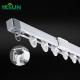 28''-55'' No Measuring Extendable Hanging Track Expansion Adjustable Curtain Rail