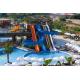 OEM Outdoor Commercial Amusement Park Carnival Ride Fiberglass Water Slide Sets