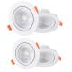 Outdoor Round Cob Ceiling Downlight , 2inch Waterproof Recessed LED Downlight