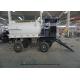 High Efficiency 2 Axles Sewage Cleaning Trailer For Vacuum Fecal Suction 5000Liters