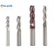 Varies Flute Length Carbide End Mill for Accurate Cutting Edge Geometry