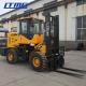 Chinese Engine 3 Ton Rough Terrain Forklift Truck 3m / 4m Lifting Height