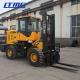 Solid Tires 2.5 Ton Rough Terrain Forklift Trucks With 4500mm Triplex Mast