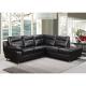 Bedroom Practical Modern Leather Sofa , Brown Contemporary Leather Furniture